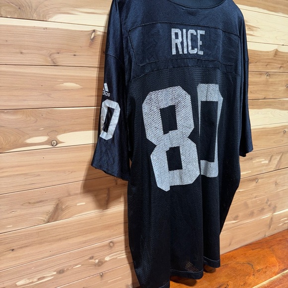 VTG Men’s Adidas Jerry Rice #80 Oakland Raiders NFL Football Jersey 3XL XXXL - Picture 4 of 9